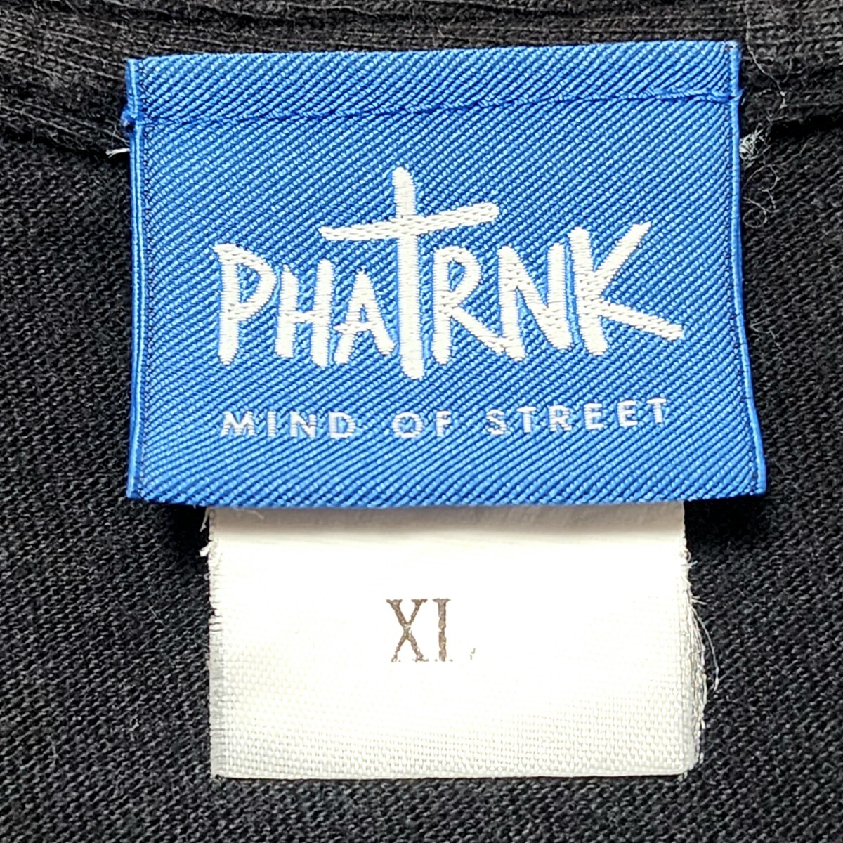 PHATRNK ファットランク Tシャツ ブラック Pロゴ バックロゴ PHATRNK ファットランク Tシャツ ブラック Pロゴ バックロゴ