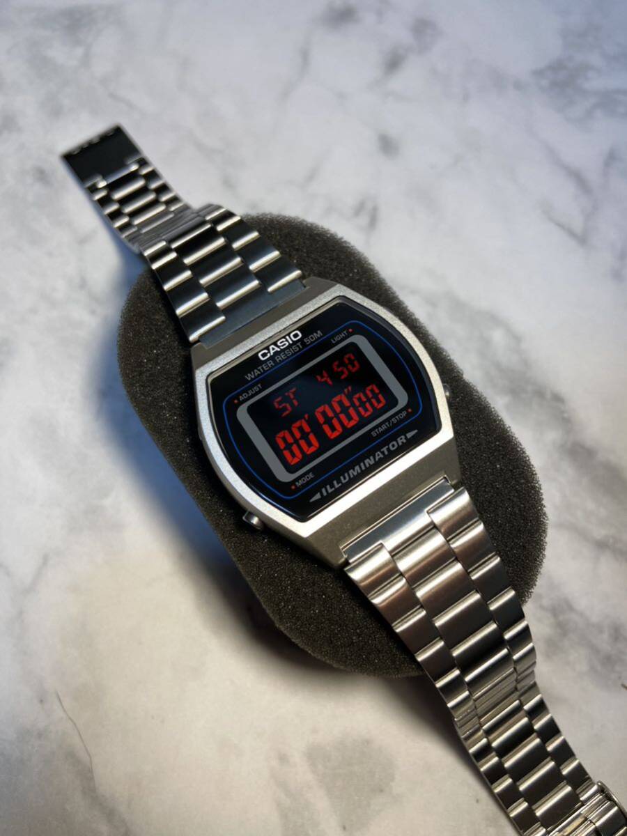 海外モデル 新品 CASIO B640 ブラック&レッド液晶 チープカシオ 海外モデル 新品 CASIO B640 ブラック&レッド液晶 チープカシオ