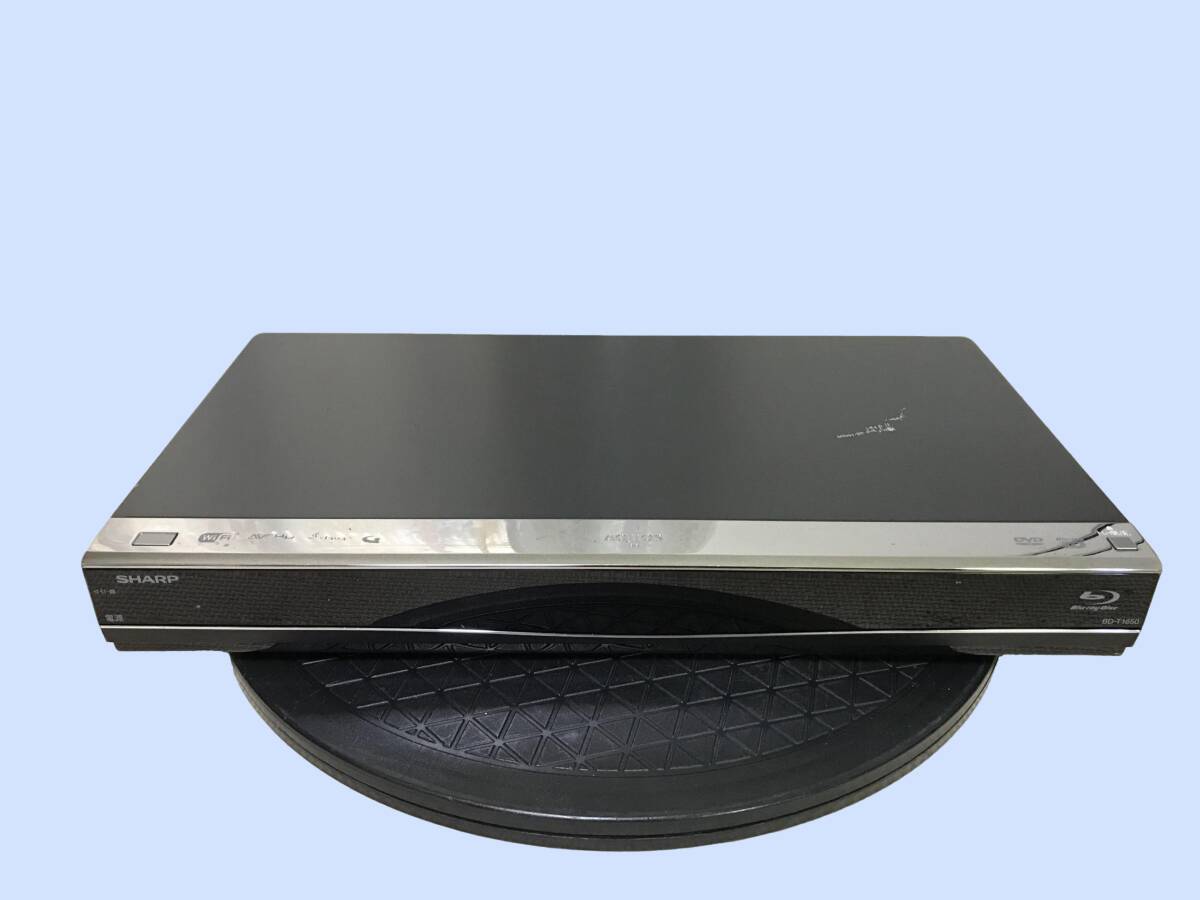 M3783 SHARP ブルーレイディスクレコーダー BD-T1650 2014年製 ジャンク品　全国送料無料 