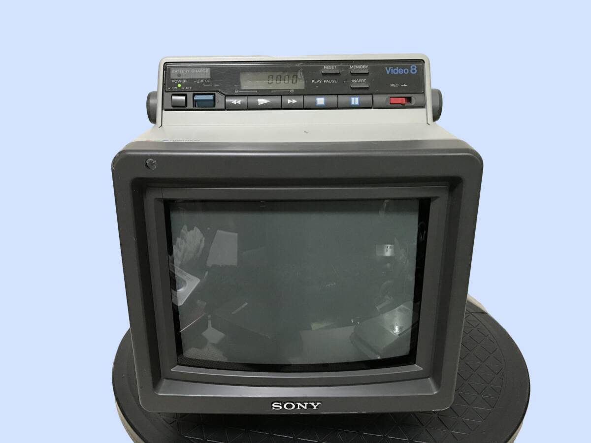 SONY Video 8 ブラウン管 車内外TV ソニー 8mm EV-DT2 SONY Video 8 ブラウン管テレビ ソニー 8mm コンボ EV-DT2