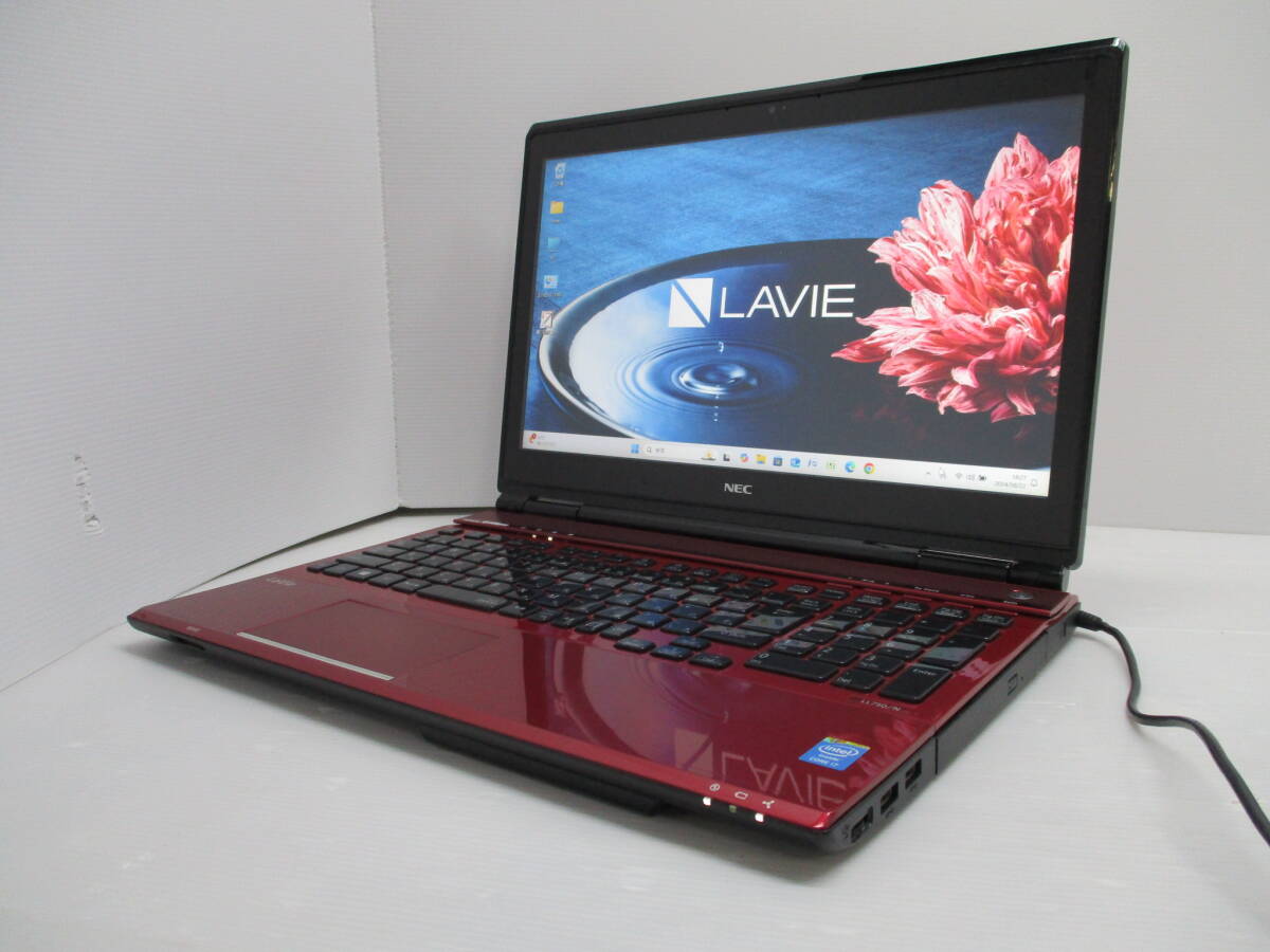 ★人気機種!YAMAHAサウンド!タッチパネル!爆速Core i7!新品SSD256GB!メモリ8GB★NEC LL750/N★Win11 Core i7 4700MQ Bluetooth ブルーレイ