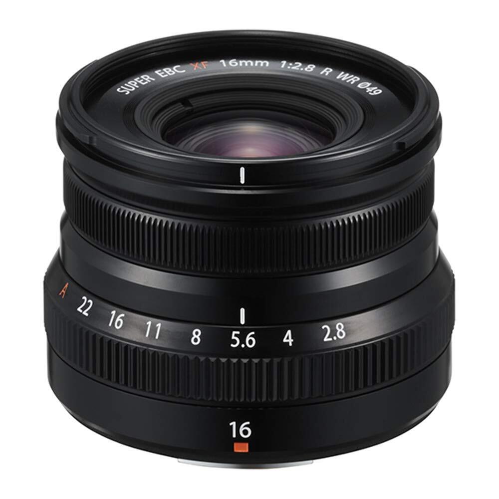 Fujifilm Fujinon XF16mmF2.8 R WRレンズ - ブラック。