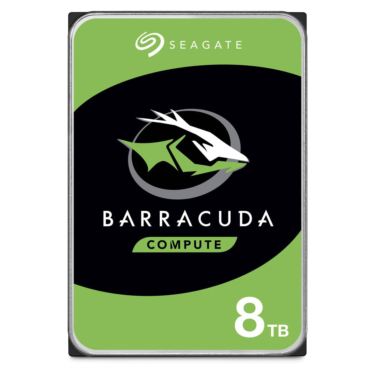 【中古】【】Seagate BarraCuda 3.5インチ 8TB 内蔵 ハードディスク HDD PC 2年保証 6Gb/s 256MB 5400