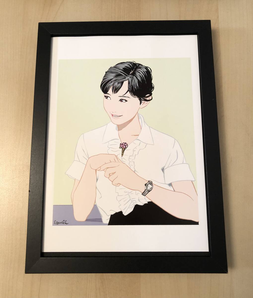 kj ☆額装品☆ 江口寿史 美少女 ギター女子 ヤマハ 貴重イラスト kj ☆額装品☆ 江口寿史 美少女 ギター女子 ヤマハ 貴重イラスト