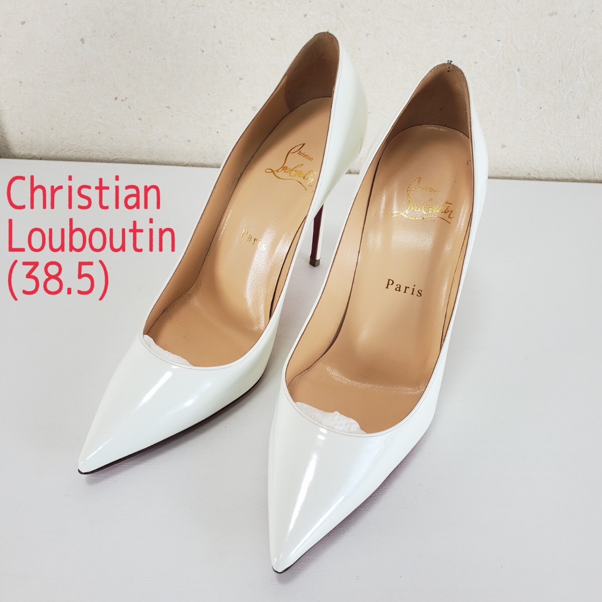 美品 Christian Louboutin クリスチャンルブタン ポインテッド 美品 Christian Louboutin クリスチャンルブタン ポインテッド