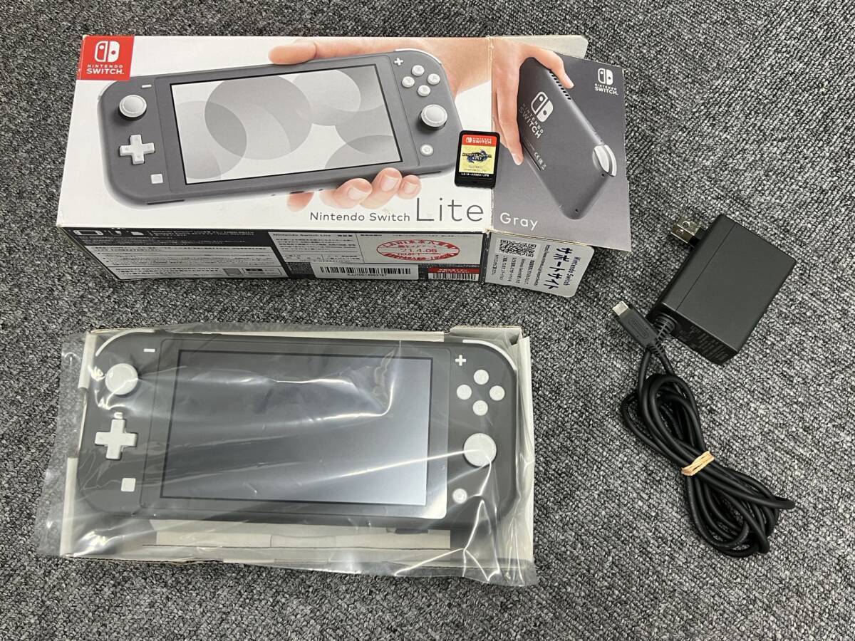 中古品 Nintendoゲーム機 switch Lite HDH-001+　ソフト Monster Hunter RISE 一枚