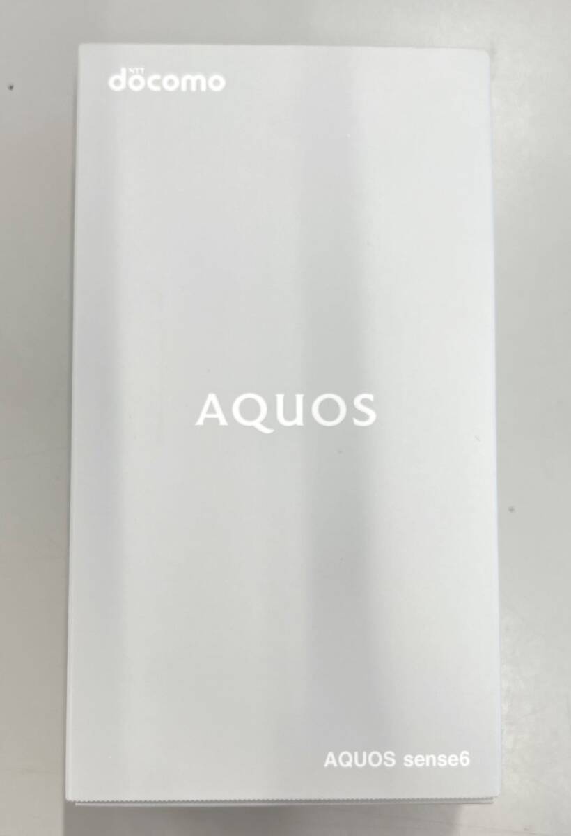 「新品未使用」SIMフリー AQUOS sense6 SH-54B ブラック ドコモSIMロック解除済　訳あり