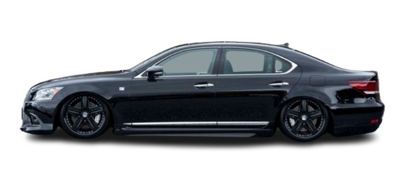 【AIMGAIN】 純VIP EXE LEXUS レクサス 40系 LS 后期 LS460 LS600h F-SPORT フロントハーフスポイラー エイムゲイン フロント エアロ
