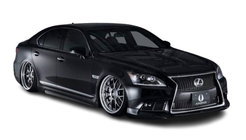 【AIMGAIN】 純VIP EXE LEXUS レクサス 40系 LS 后期 LS460 LS600h F-SPORT サイドステップ 2012.10-2017.10 エイムゲイン サイド エアロ