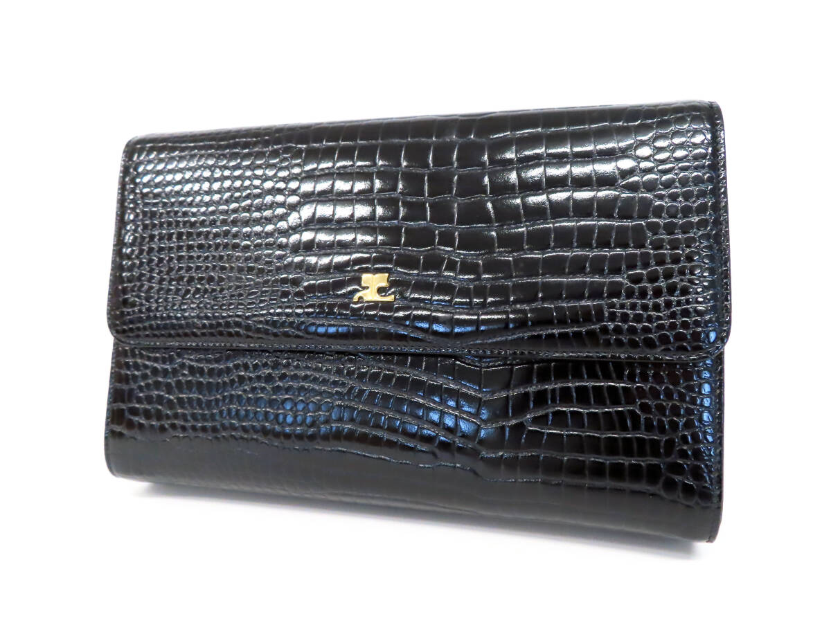極美品】GUCCIグッチ ジャッキー レザー ブラック ハンドバッグ
