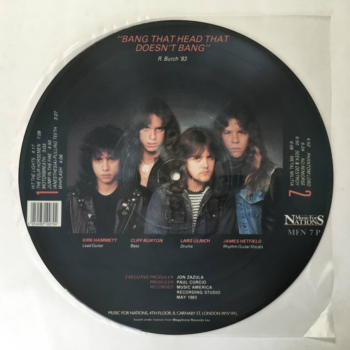 METALLICA KILL ’EM ALL UK盤