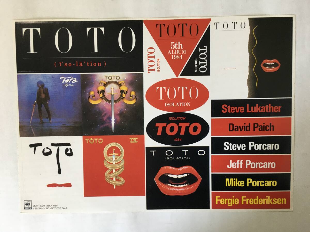 PROMO TOTO ISOLATION STICKER