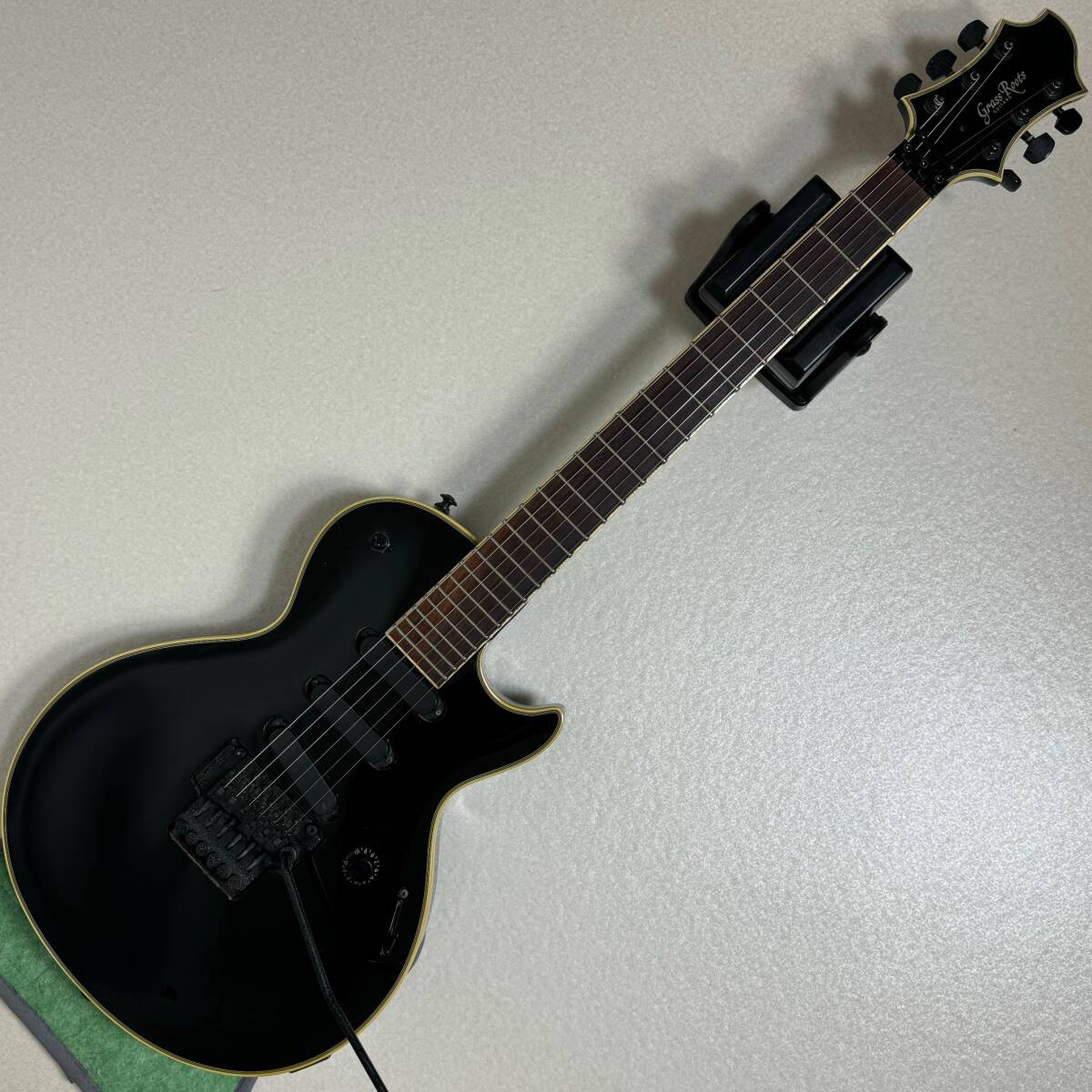 メンテナンス済 グラスルーツ Grass Roots by ESP G-CL-58I LUNA SEA SUGIZOモデル Floyd Rose ブラック アーム ソフトケース付