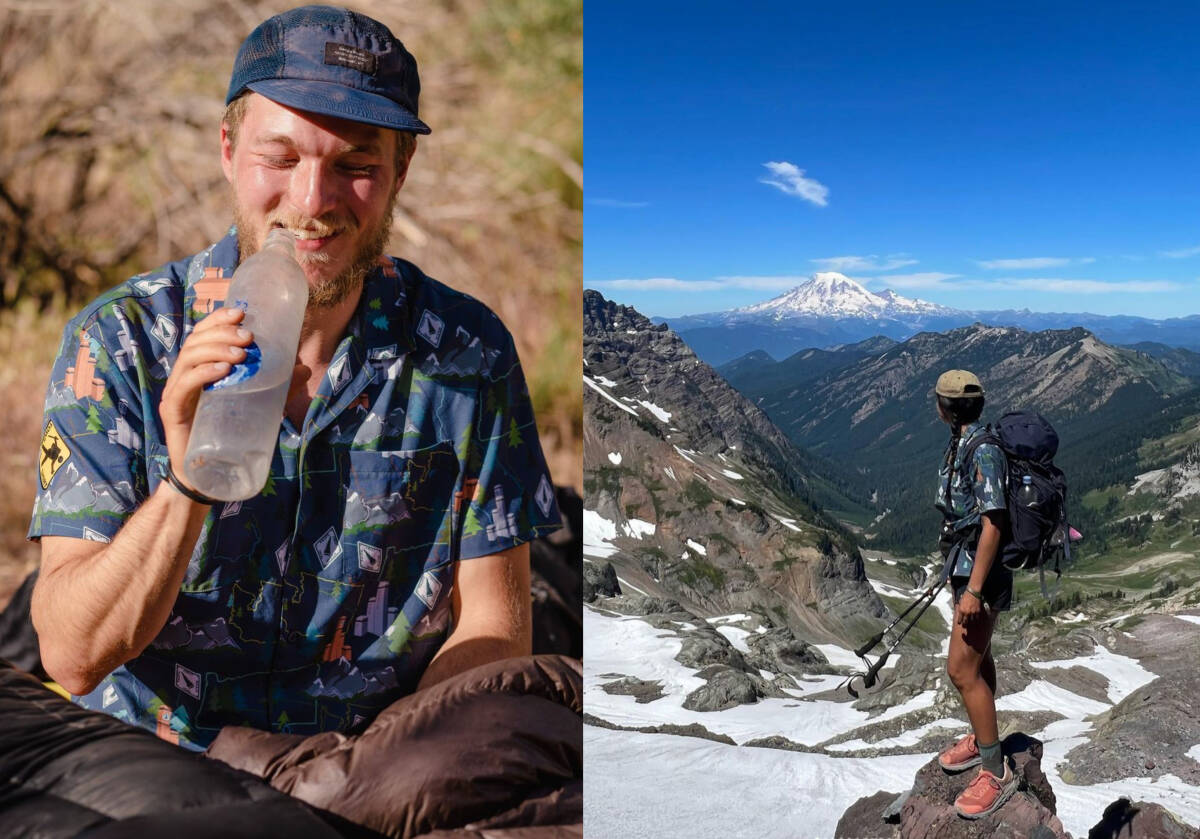 TOWN SHIRT Pacific Crest Trail Short Sleeve L スルーハイク TOWN SHIRT Pacific Crest Trail Short Sleeve L スルーハイク
