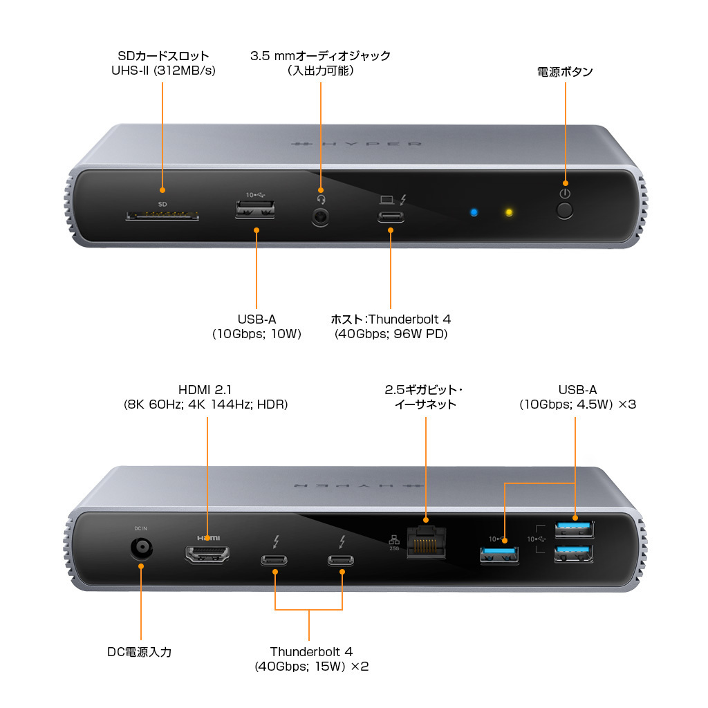 * обычная цена 6 десять тысяч иен *[ новый товар ]Apple HyperDrive Thunderbolt 4do King стойка #HP-HDTB4D #MacBook Pro/Air/iPad соответствует #Windows 11 соответствует 