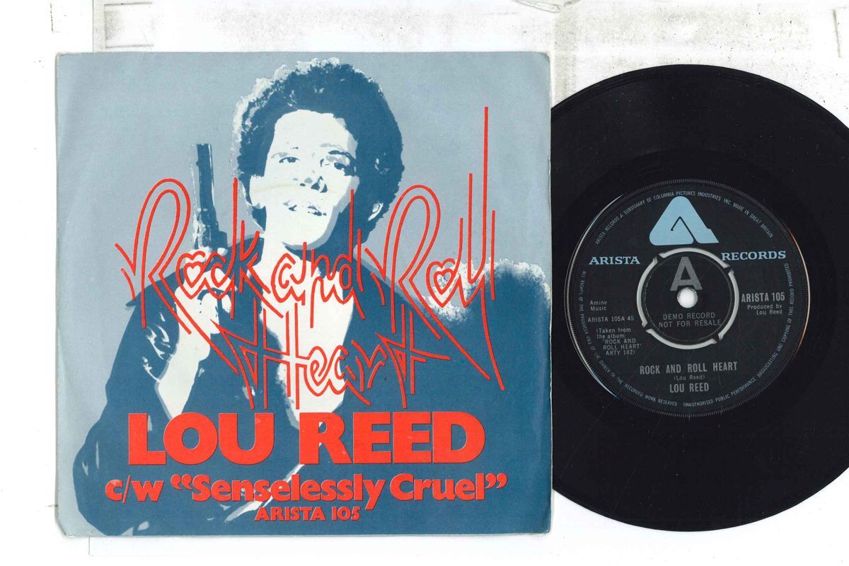 英7 Lou Reed Rock And Roll Heart / Senselessly Cruel ARISTA105PROMO ARISTA プロモ /00080