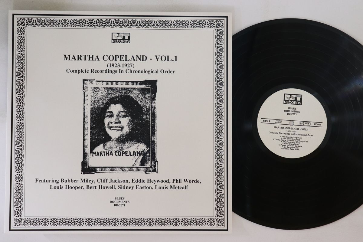 オーストリアLP Martha Copeland Vol.1 (1923-1927) BD2071 RST /00260