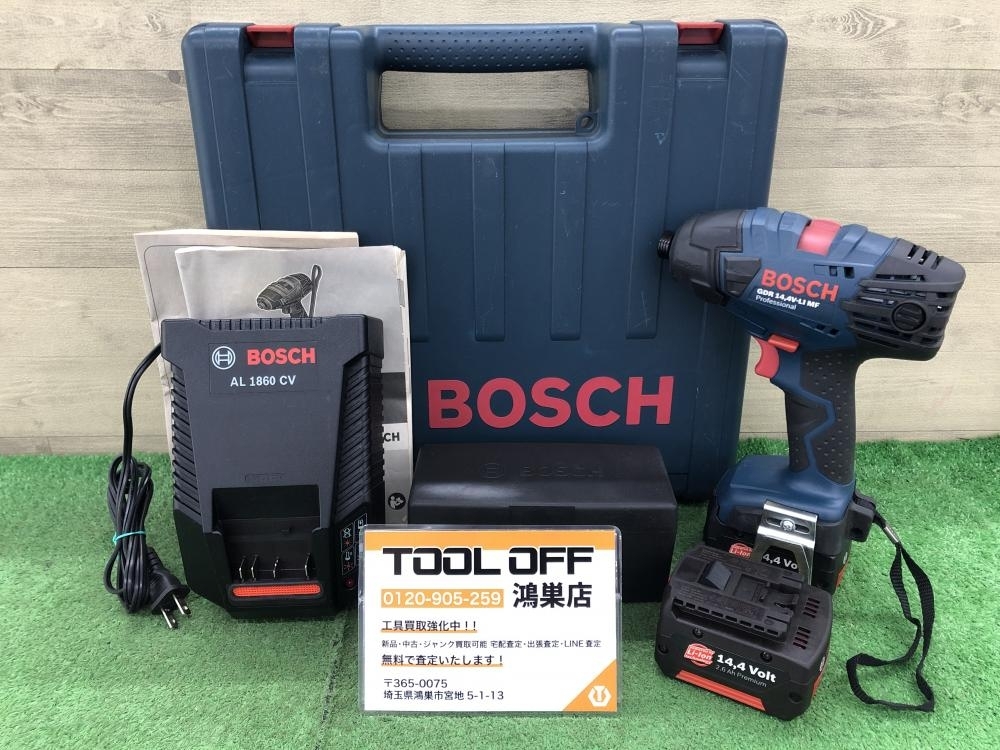 016■おすすめ商品■BOSCH 充電式インパクトドライバ GDR14.4V-LIMF