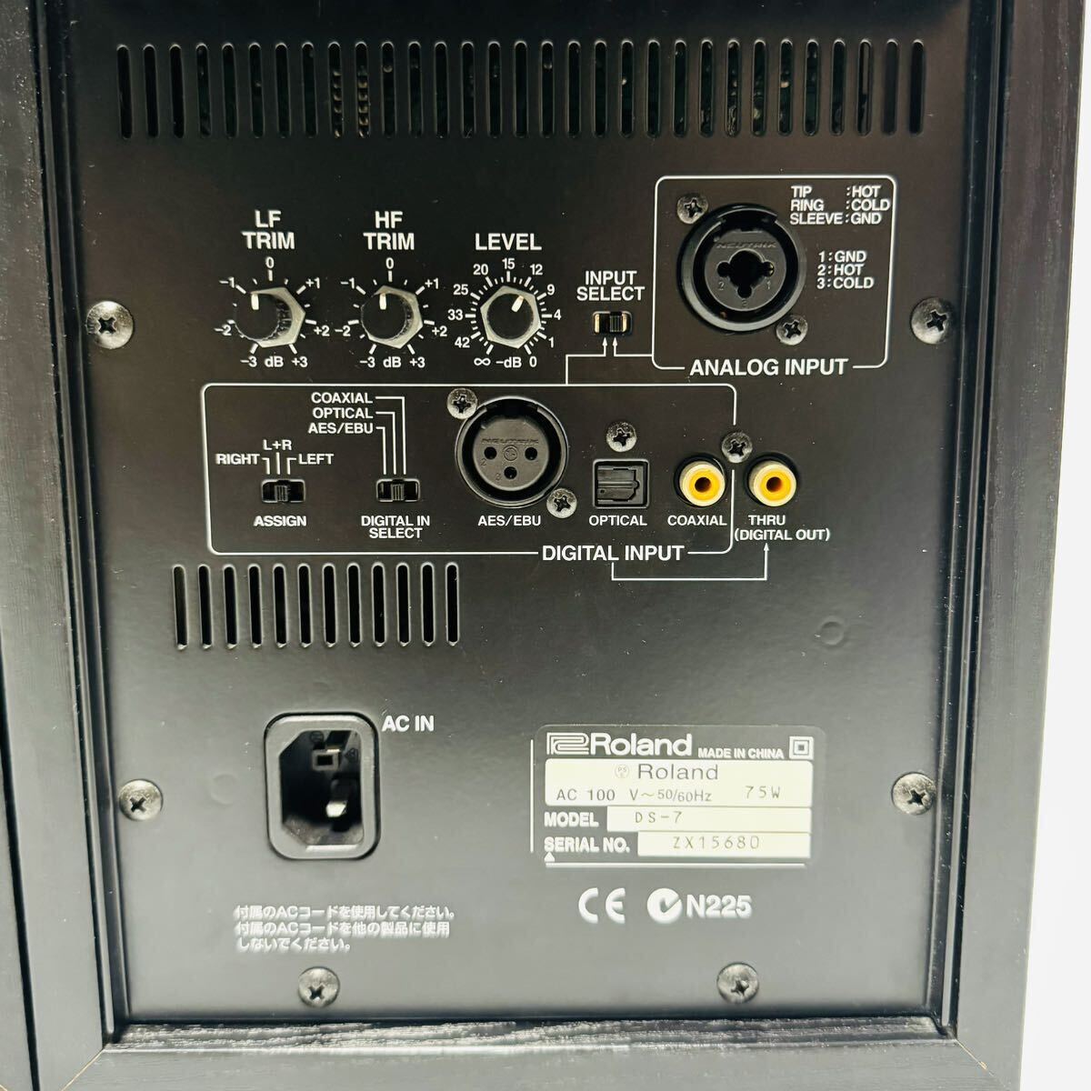 希少動作品 Roland ローランド パワード・モニター DS-7 2本