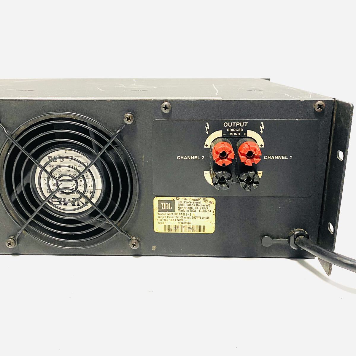 Yahoo!オークション - 動作品 JBL MPX600 希少 パワーアンプ