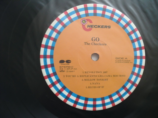 ＊【LP】チェッカーズ／GO（C28A0566）（日本盤）