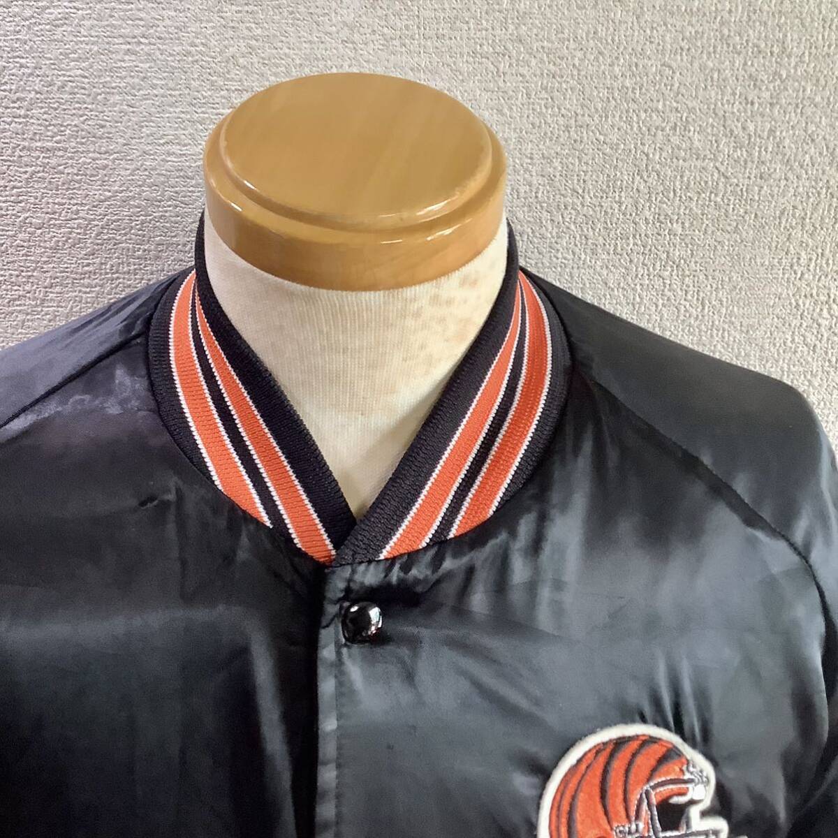 90s USA製 チョークライン CHALK LINE スタジャン L 90s USA製 チョークライン CHALK LINE スタジャン L