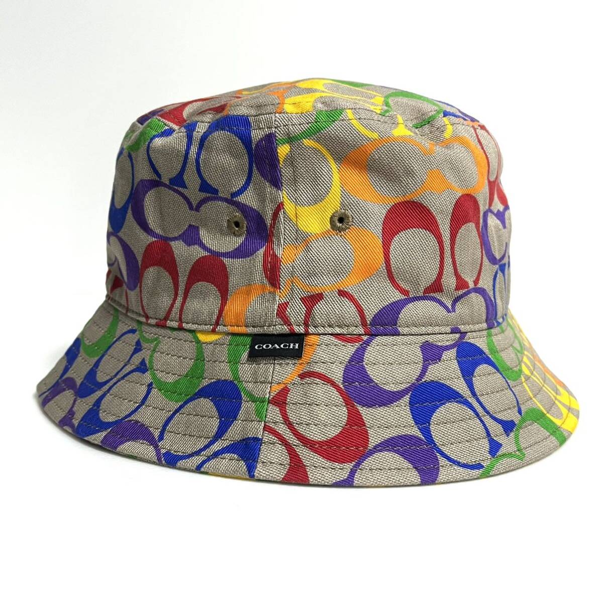 COACH コーチ Rainbow Signature Bucket Hat レインボー COACH コーチ Rainbow Signature Bucket Hat レインボー