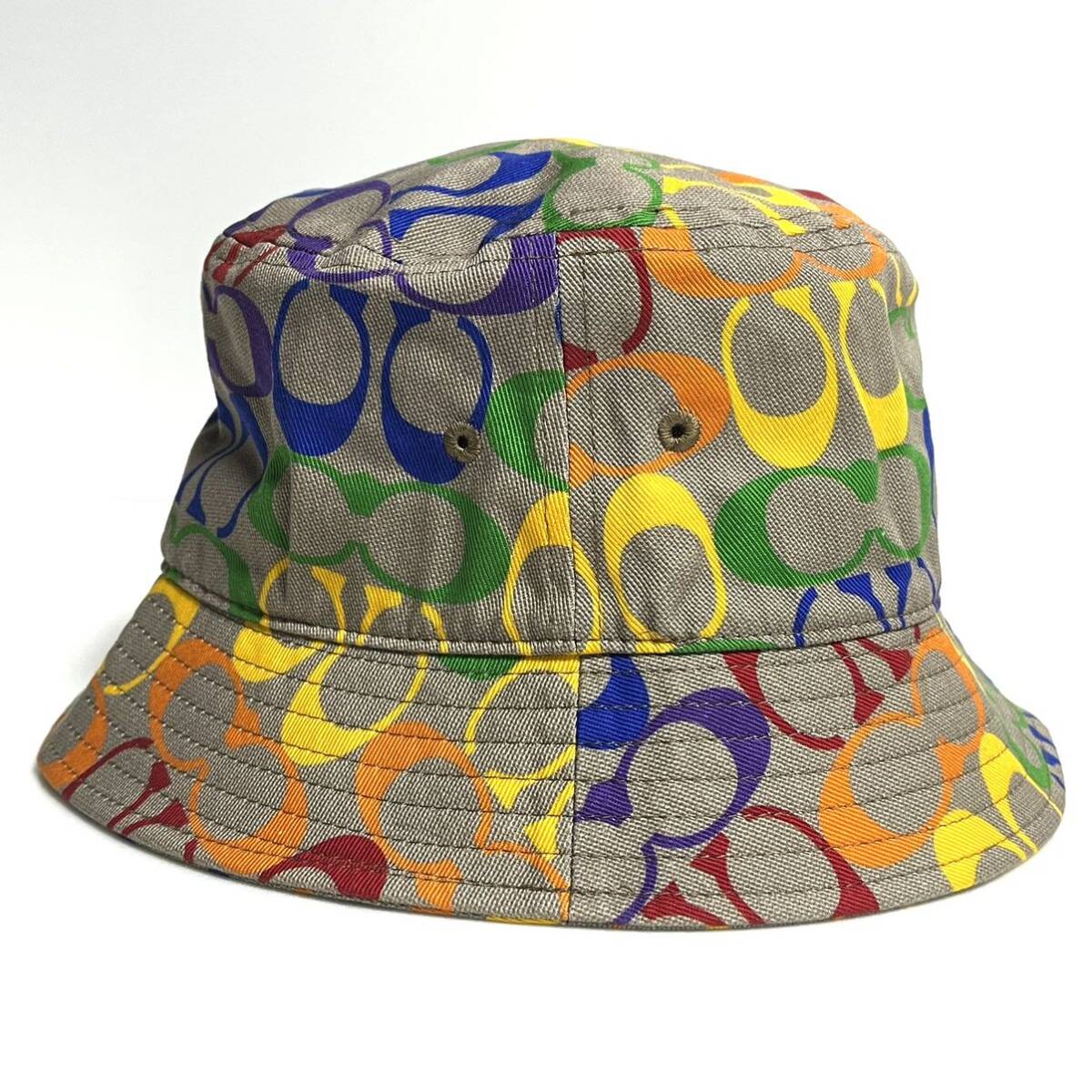 COACH コーチ Rainbow Signature Bucket Hat レインボー COACH コーチ Rainbow Signature Bucket Hat レインボー