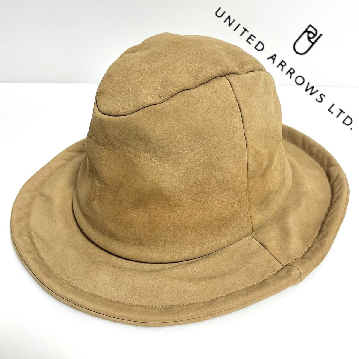 UNITED ARROWS ユナイテッド アローズ 牛革 ヌバック ハット UNITED ARROWS ユナイテッド アローズ 牛革 ヌバック ハット