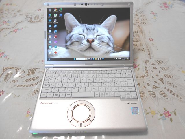 ★工場出荷状態＋美品＋Win11＋アプリ★ Panasonic Let's note CF-SV8 Core i5/8GB/SSD256GB/Windows11 Pro/Office2021 NO，0802