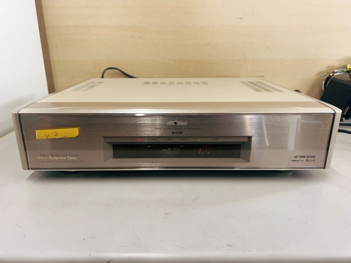 Victor HR-X7 ビデオデッキ VHS 通電のみ確認(VHSビデオデッキ Victor HR-X7 ビデオデッキ VHS 通電のみ確認(VHSビデオデッキ