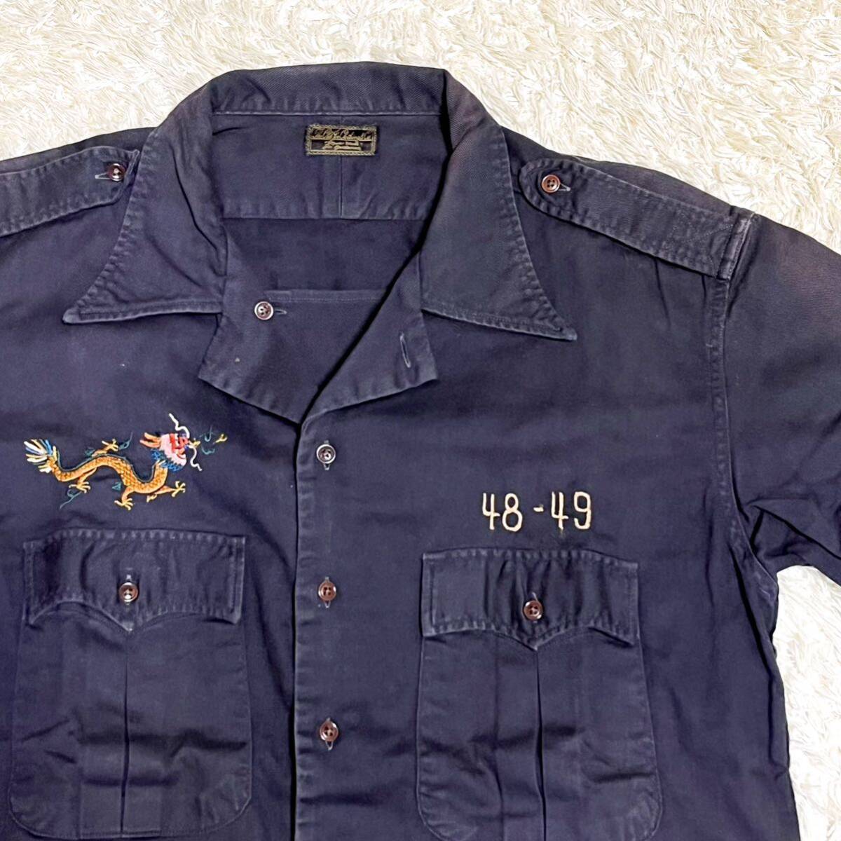 Bibian 比比昂 - OLD JOE オールドジョー 12SS 龍 鷹 刺繍 半袖 Bibian 比比昂 - OLD JOE オールドジョー 12SS 龍 鷹 刺繍 半袖