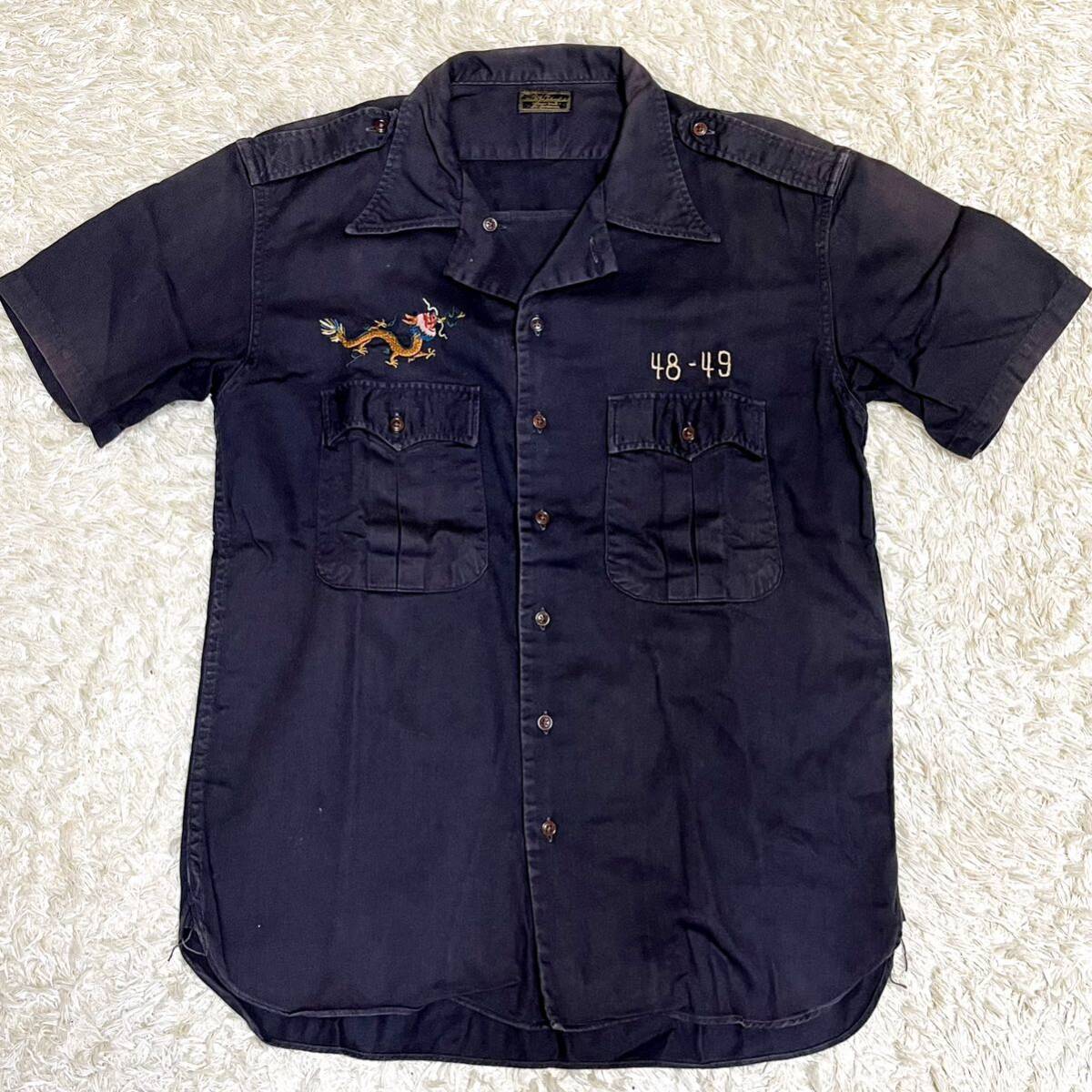 Bibian 比比昂 - OLD JOE オールドジョー 12SS 龍 鷹 刺繍 半袖 Bibian 比比昂 - OLD JOE オールドジョー 12SS 龍 鷹 刺繍 半袖