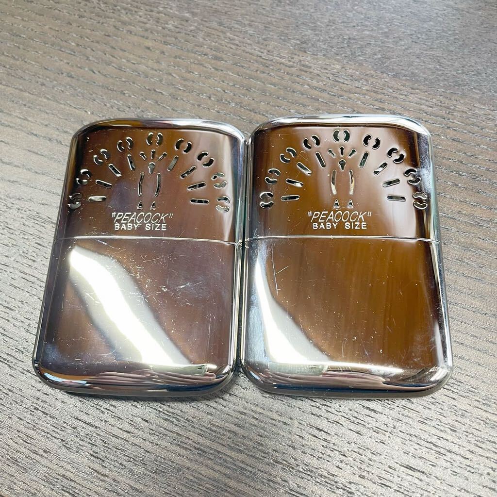 白金懐炉 2個セット★ハクキンカイロ 昭和レトロ コレクター ビンテージ ホッカイロ ベンジンカイロ オイル式カイロ ポケットウォーマー