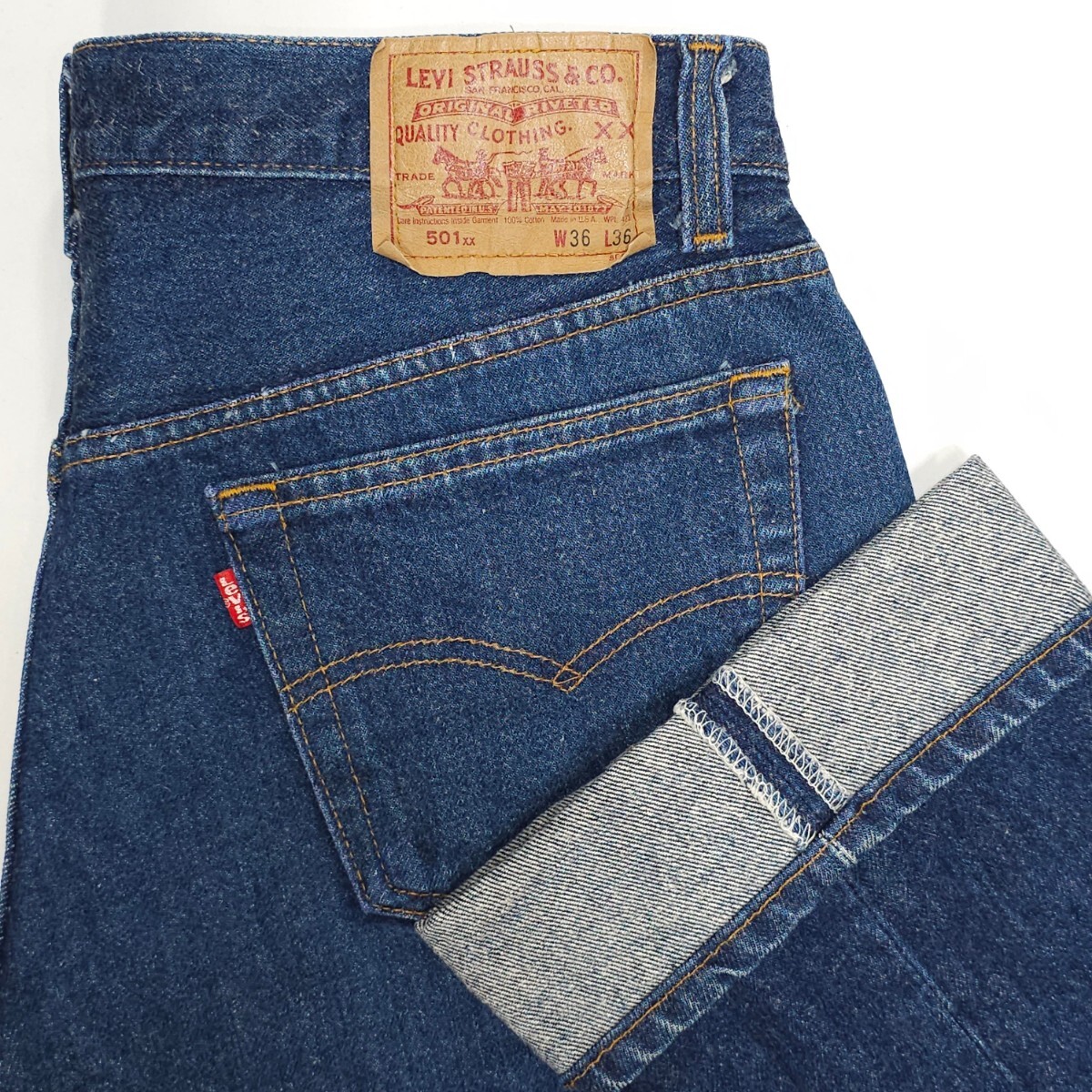 希少アメリカUSA製リーバイスLevi's 赤文字501xxハチナナ87脇割 希少アメリカUSA製リーバイスLevi's 赤文字501xxハチナナ87脇割