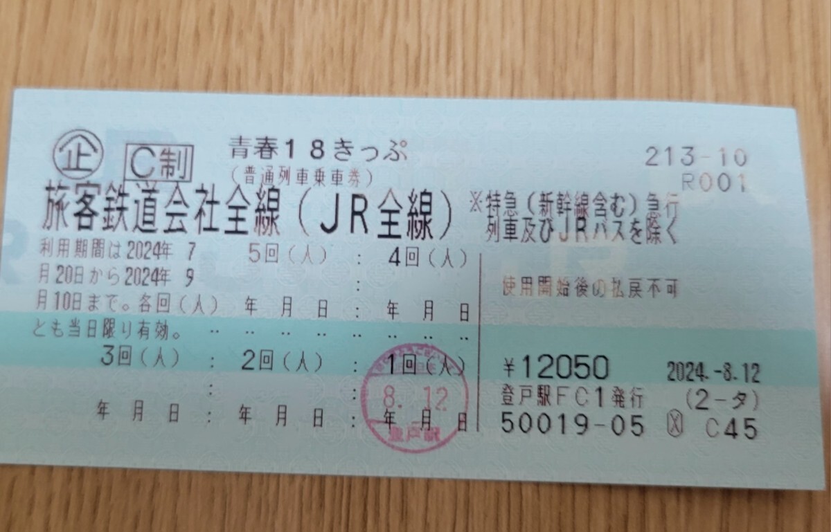 即日発送 青春18きっぷ ４回分 送料無料