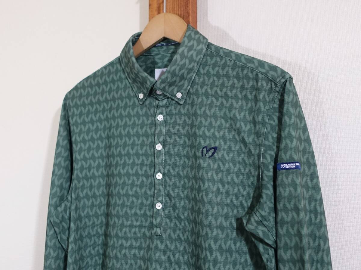 MASTER BUNNY EDITION/マスターバニーエディション●ポロシャツ シャツ 長袖 総柄 プリント柄 158-7261905 GOLF ゴルフ PEARLY GATES_画像5