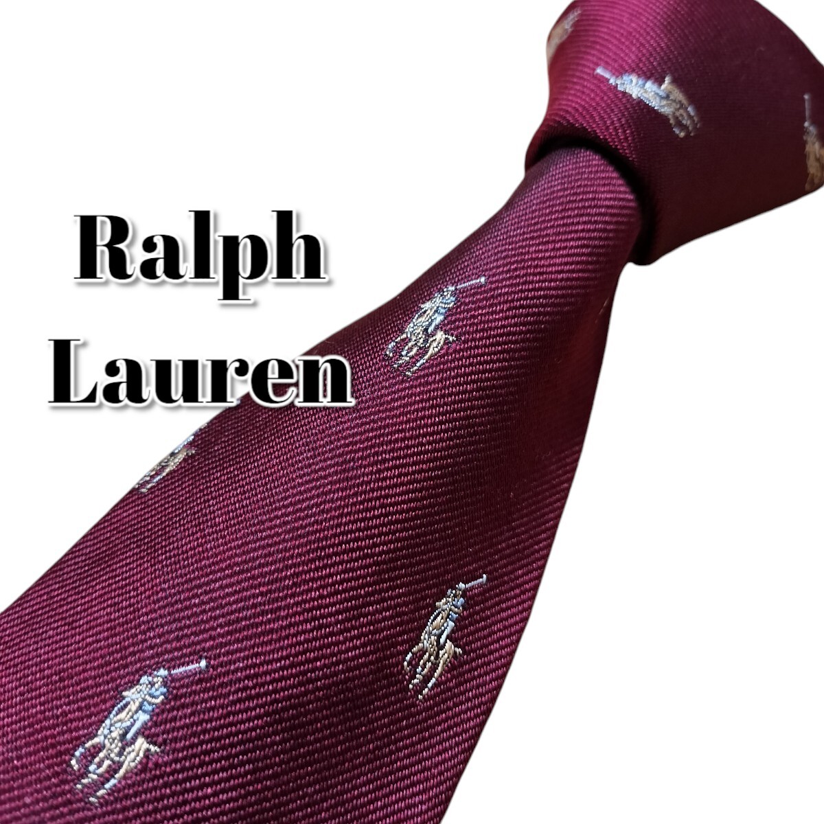 ★Ralph Lauren★　ラルフローレン　レッド系　総柄