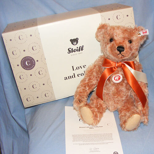 ☆即納!中古超美品、Steiff #005015 クラシックテディ、モヘア ☆即納!中古超美品、Steiff #005015 クラシックテディ、モヘア