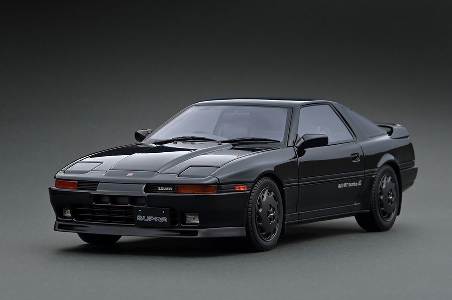 送料込み イグニション モデル 1/18 トヨタ スープラ 3.0GT ターボA (MA70) ブラック IG1740