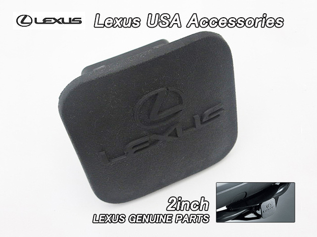 レクサス/LEXUS/米国US純正ヒッチカバー2インチ(Lマーク＆LEXUS文字入)/USDM北米仕様USAトーイングHitchヒッチプラグGX470GX460LX470LX570