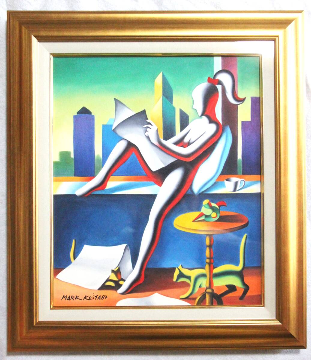 Yahoo!オークション - 真作 マーク・コスタビ『（作品）』油彩