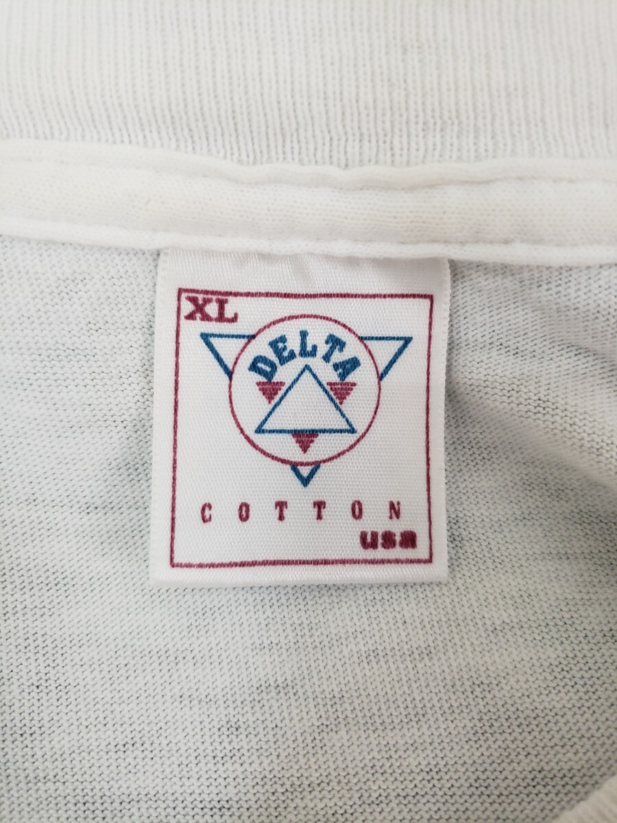 80-90s Fractal art フラクタルアート tシャツ XL ホワイト 古着 80-90s Fractal art フラクタルアート tシャツ XL ホワイト 古着