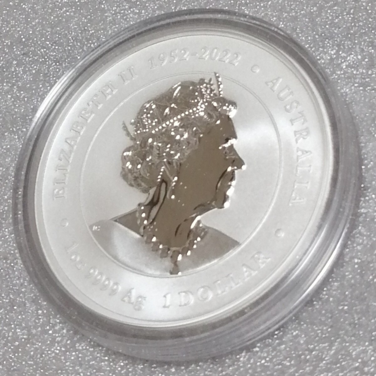 【メーカー包装済】 オーストラリア 2024 干支 ブルー ドラゴン 銀貨 BU 完全未使用 貨幣