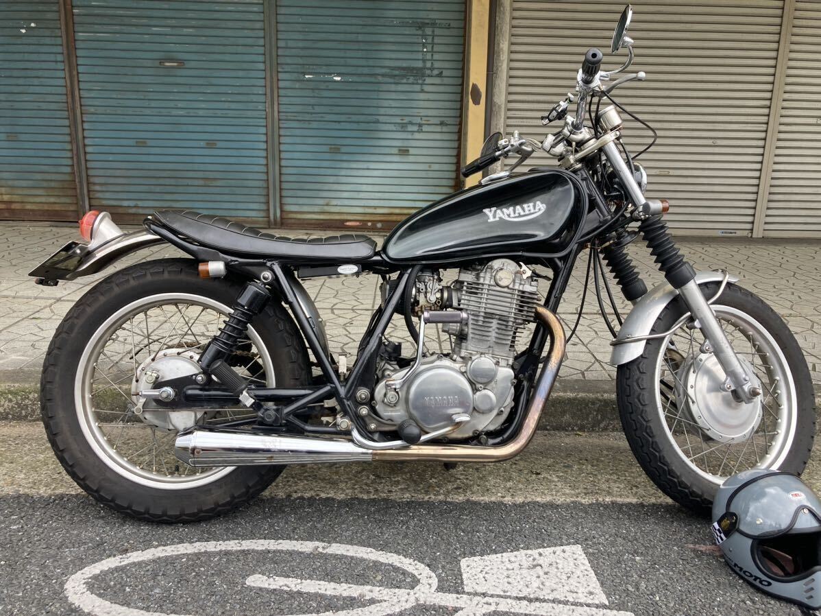 最終値下げです!! SR400 1JR 車検令和7年10月まで ストリート ボバー カスタム 京都市@京区より 実動 レストアベース ヤマハ 検付き