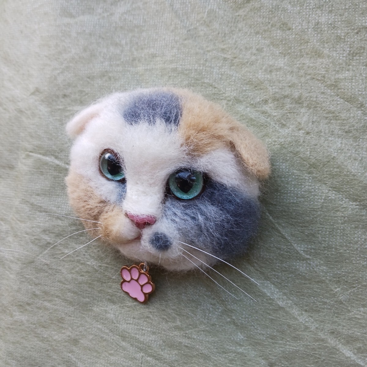 もたこ 羊毛フェルト猫 羊毛フェルトリアル猫 スコティッシュ もたこ 羊毛フェルト猫 羊毛フェルトリアル猫 スコティッシュ