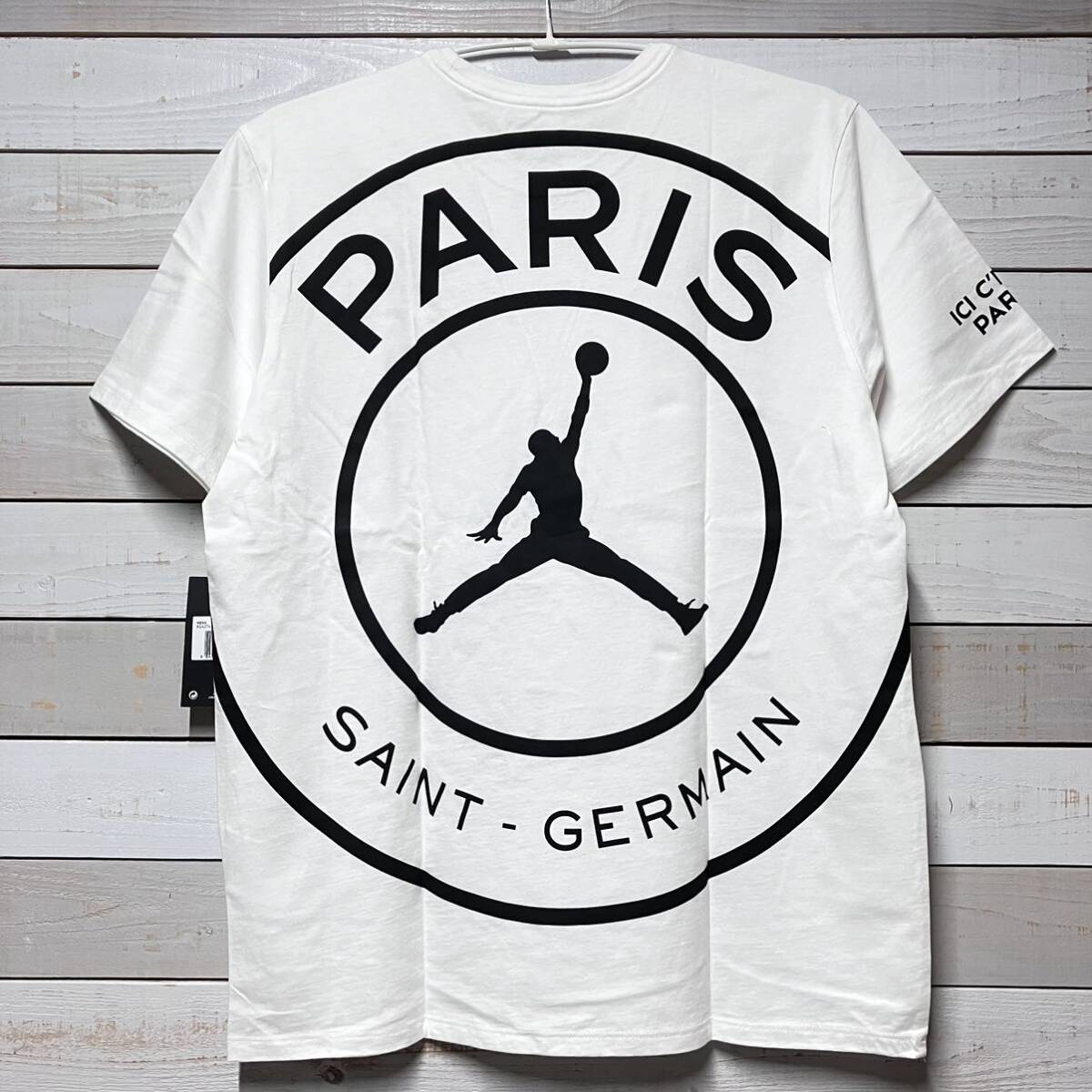 SIZE XXL NIKE AIR JORDAN PARIS SAINT GERMAIN PSG WHITE TEE SIZE XXL NIKE AIR JORDAN PARIS SAINT GERMAIN PSG WHITE TEE