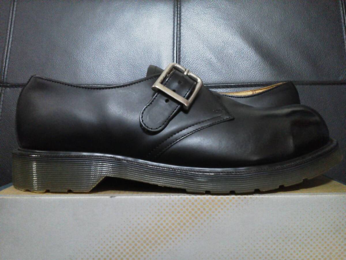 激レア】Dr Martens 英国製 モンクストラップ UK9 黒 スチール 激レア】Dr Martens 英国製 モンクストラップ UK9 黒 スチール