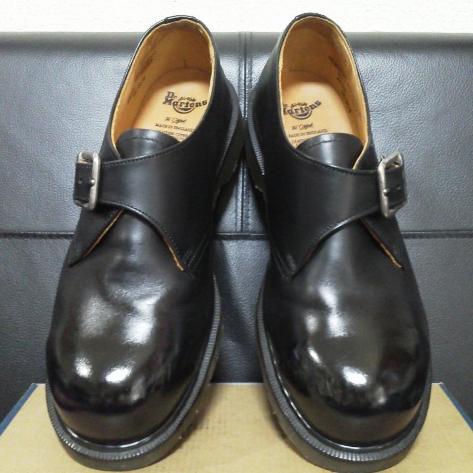 激レア】Dr Martens 英国製 モンクストラップ UK9 黒 スチール 激レア】Dr Martens 英国製 モンクストラップ UK9 黒 スチール