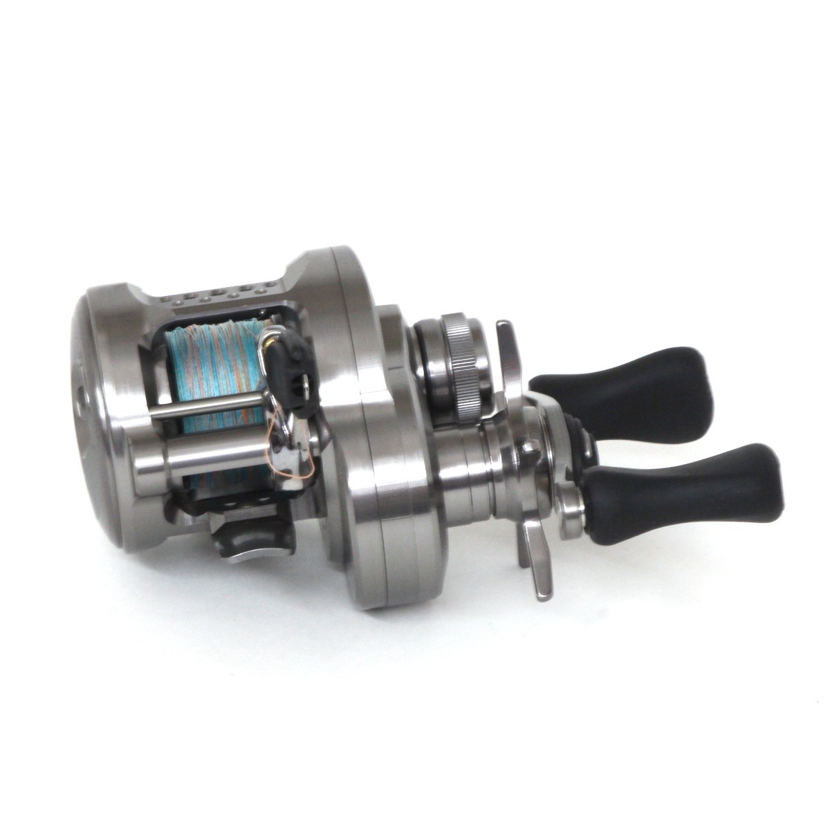 $$ SHIMANO シマノ カルカッタコンクエスト BFS XG LEFT ベイトリール 045713 やや傷や汚れあり